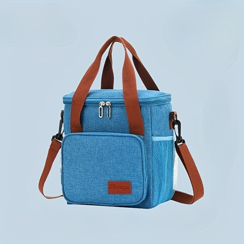 Double Layer Lunch Bag Heat Preservation Cooler Freeze Bag