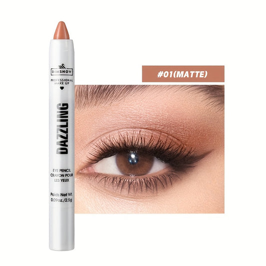 Monochrome Eyeshadow Pencil Waterproof Brightening Stick 12 Colors