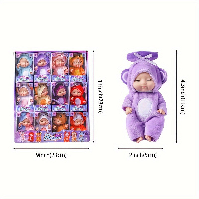 12 Pack 10 PVC Reborn Doll Constellation Series Playset with Handcrafted Outfits