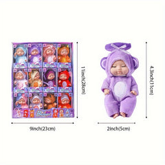 12 Pack 10 PVC Reborn Doll Constellation Series Playset with Handcrafted Outfits