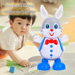 Interactive Dancing Rabbit Toy with Sound and Light Effects