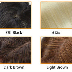 Straight Ponytail Extensions Wrap Around Clip In Synthetic Fiber Ponytail