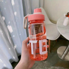 Motivational Water Bottle 20.3oz with Lid