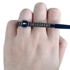 Ring Sizer Measuring Set Gauge Measure Tool Jewelry Sizing Tools 1-17 Rings Size