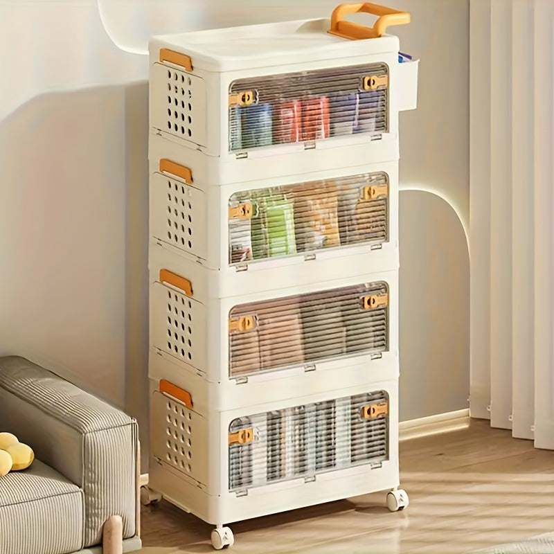 Small Storage Trolley Rack Kitchen Bathroom Mobile Storage Bedroom Bedside