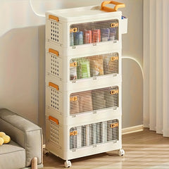 Small Storage Trolley Rack Kitchen Bathroom Mobile Storage Bedroom Bedside