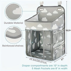 Portable Waterproof Crib Hanging Storage Bag Caddy Organizer