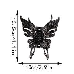 Large Hollow Butterfly Hair Claw Clips Strong Hold Barrettes for Thick Hair