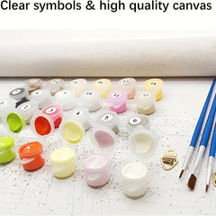 Bee Picking Flowers Painting By Numbers For Adults