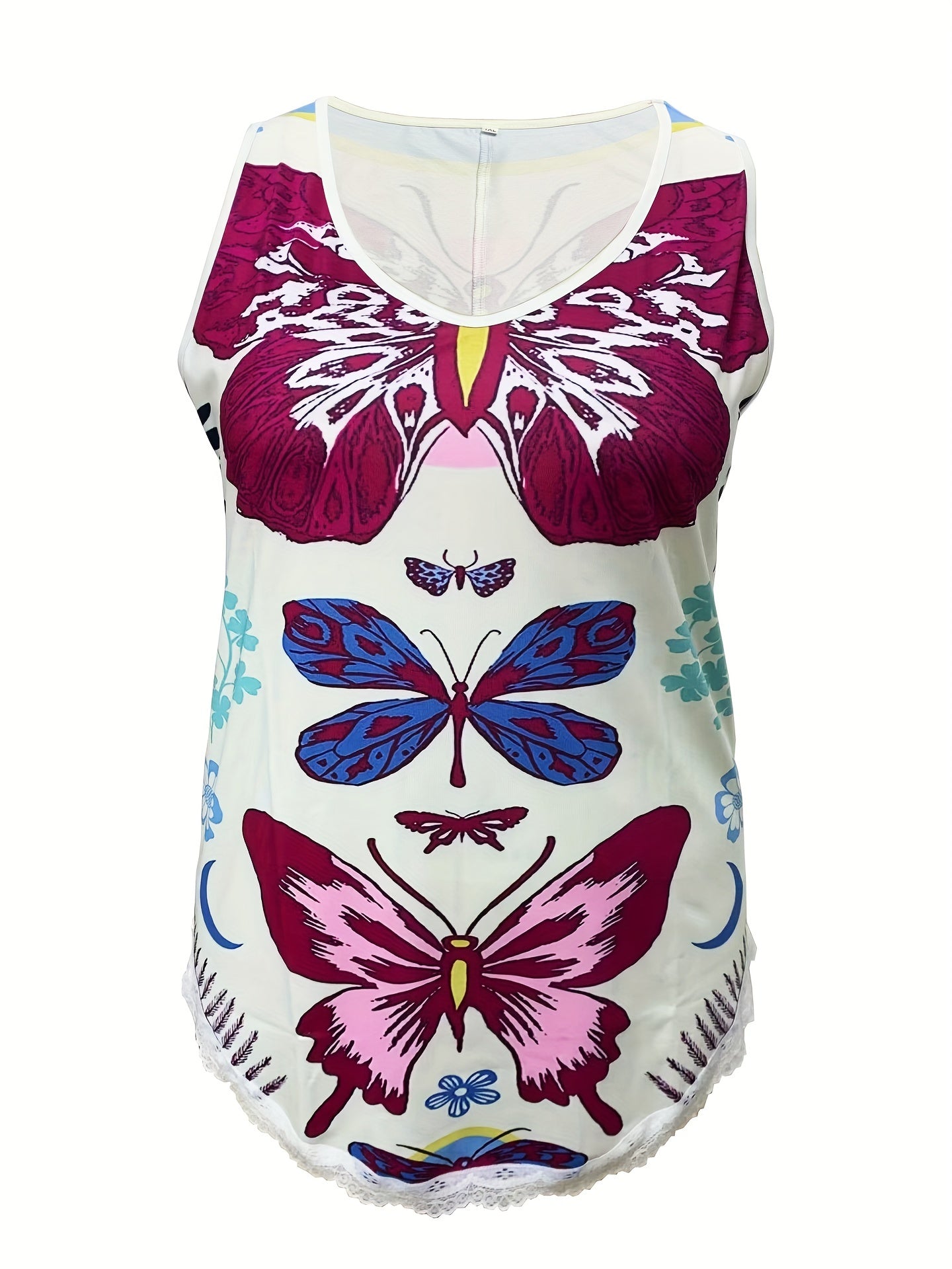  Butterfly Print Tank Top for Women