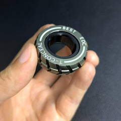 Metal Fidget Spinner Ring with Rotating Balls