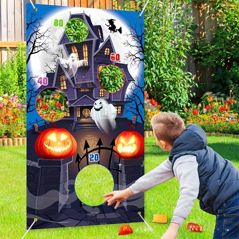 Halloween Party Fun Sandbag Game Banner Decoration