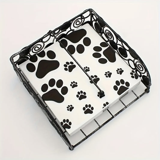 20pcs Dog Paw Prints Birthday Party Supplies Animal Theme Decorations