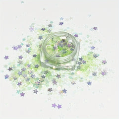 10g Star Glitter Pink Sequins Nail Epoxy Resin Filler DIY Jewelry Making