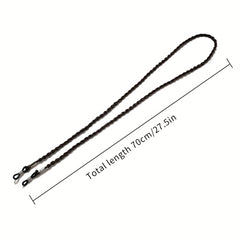 Eyeglass Lanyard PU Twisted Glasses Rope Chain Packaging