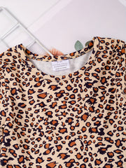 Leopard Print Ruffle Dress Halloween Costume Set