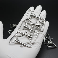 10pcs Swivel Snap Hooks Metal Heavy Duty Clasp Buckle Trigger Clip