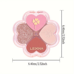 Pinkish Brown Coral Eyeshadow Palette for Eye Makeup