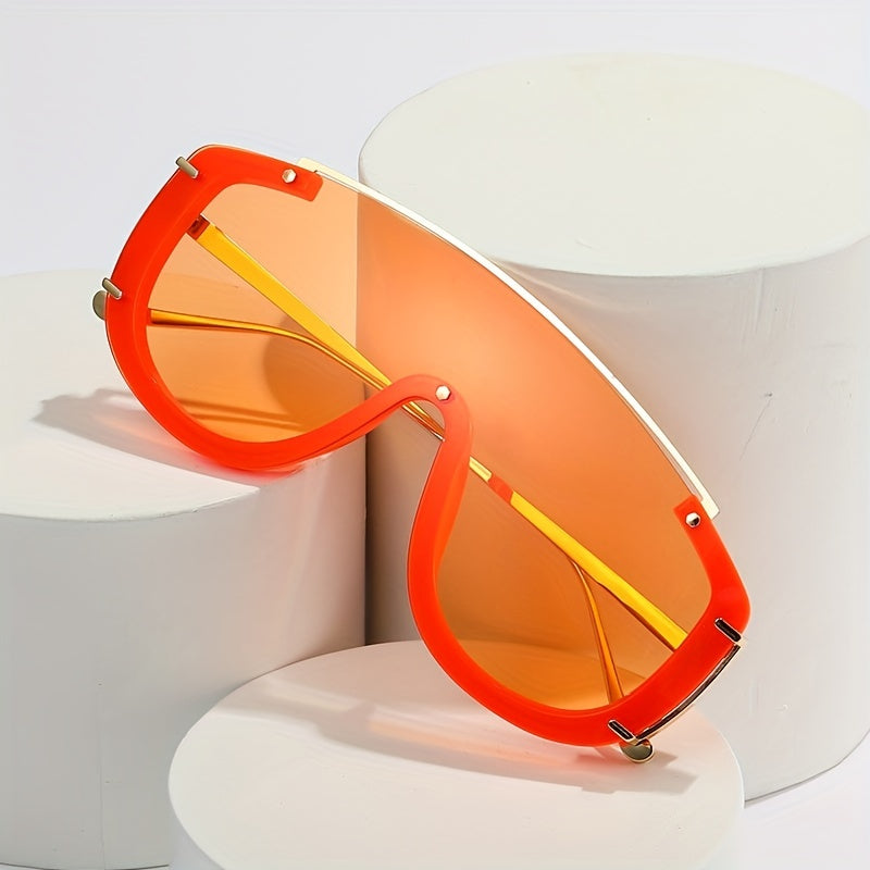 Vintage Aviator Sunglasses Gradient Lens Glasses for Party UV400