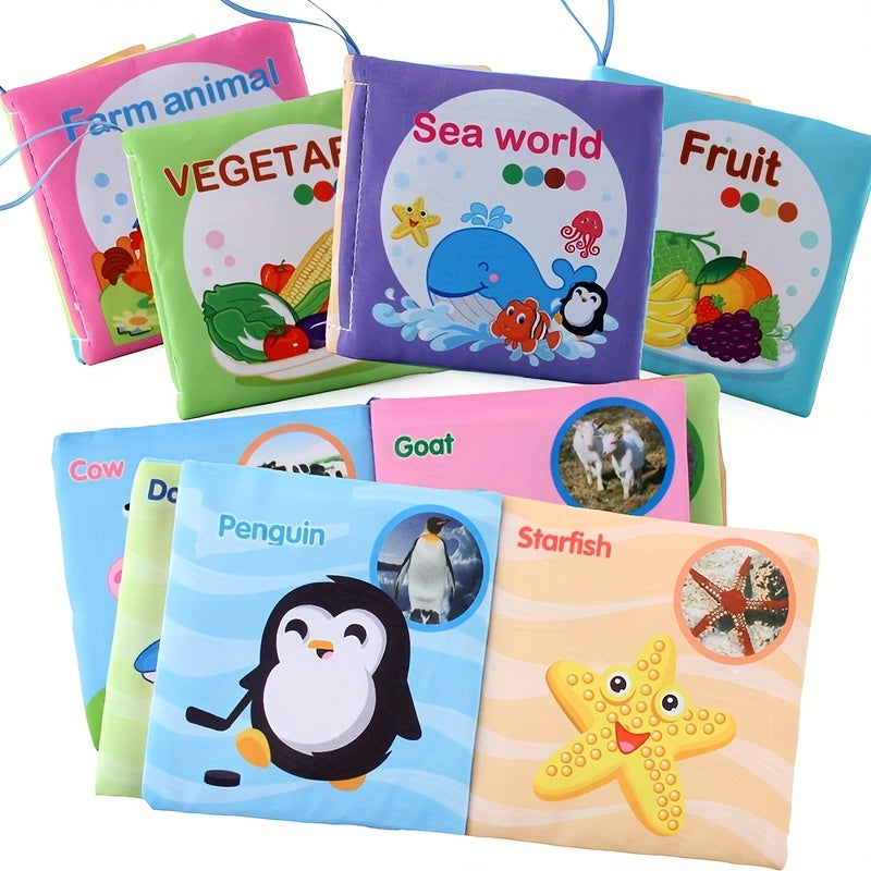 Baby Book Cloth Book Early Educational Cloth Book Toddler Full Set Book