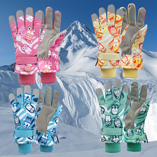 Winter Skiing Gloves Thickened Waterproof Windproof Gloves