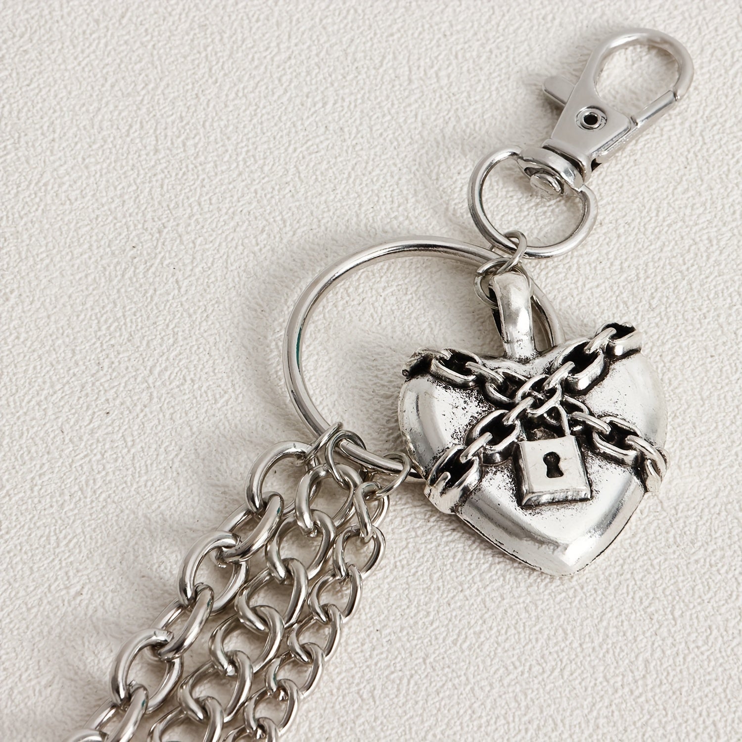 Skull Hand Heart Lock Decorative Pant Chain Waist Chains Hip Hop Rock Punk