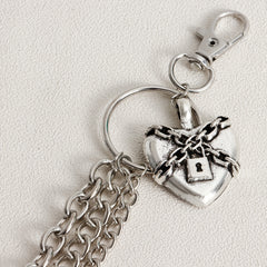 Skull Hand Heart Lock Decorative Pant Chain Waist Chains Hip Hop Rock Punk