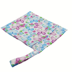 Butterfly Print 20 Small Reusable Wet Bag