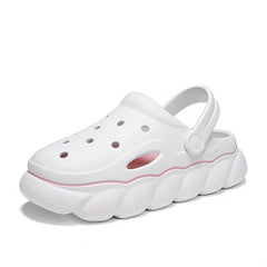 Women's Platform Clogs Hollow Out Adjustable Strap Sandals