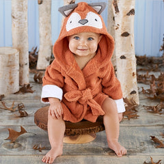 Soft Baby Hooded Towel Robe for Kids 0-9 Months