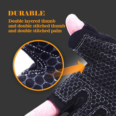 Unisex Breathable Fitness Gloves with Sunshade Closure