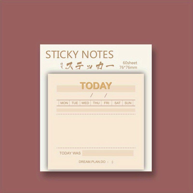 Cute Cartoon Sticker Memo Notebooks