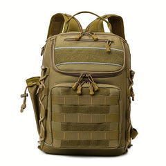 Large Capacity Fishing Backpack Water Resistant Tackle Box Storage Bag