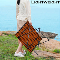 Portable Folding Aluminum Picnic Table for Camping