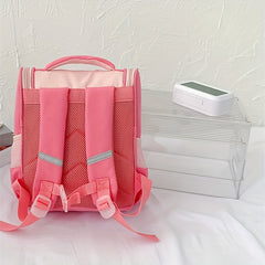 Kids' Cartoon Schoolbag Lightweight Backpack Rabbit Astronaut Kindergarten Bag