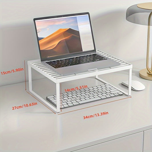 Metal Laptop Stand for Cooling on Desktop