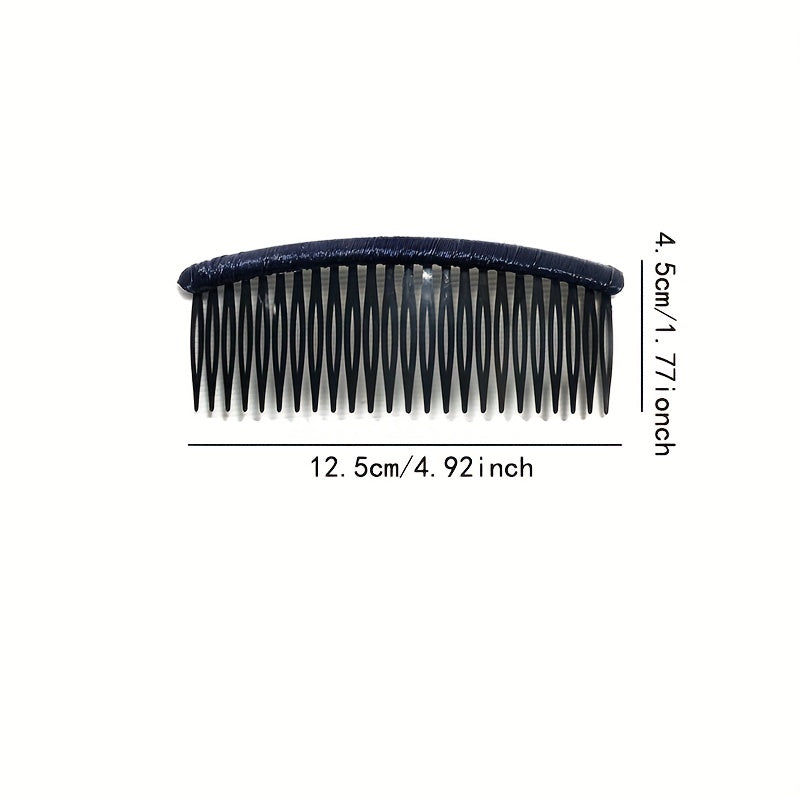 20pcs Spiral Plastic Rope Hair Comb Y2K Hair Accessories