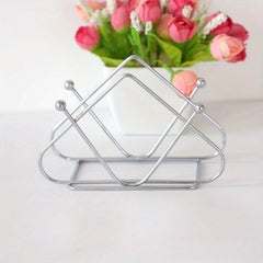 Nordic Vertical Iron Paper Towel Rack Stylish Desktop Paper Towel Holder
