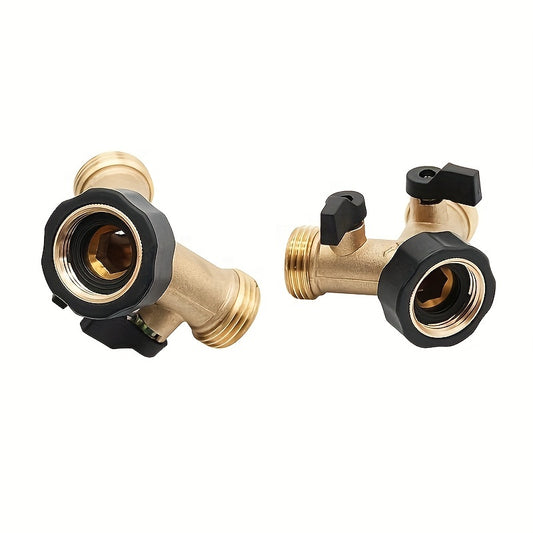 3/4 American Standard Metal Ball Valve Garden Faucet Three Way Hose Brass