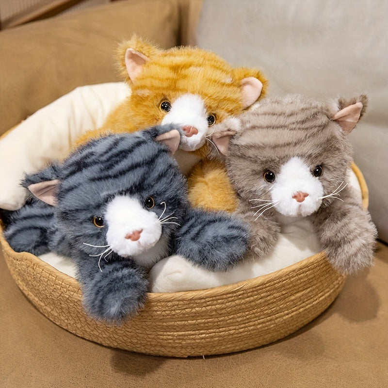 Cute Kitten Plush Toy for Kids 0-3 Years Home Decor Cat Doll