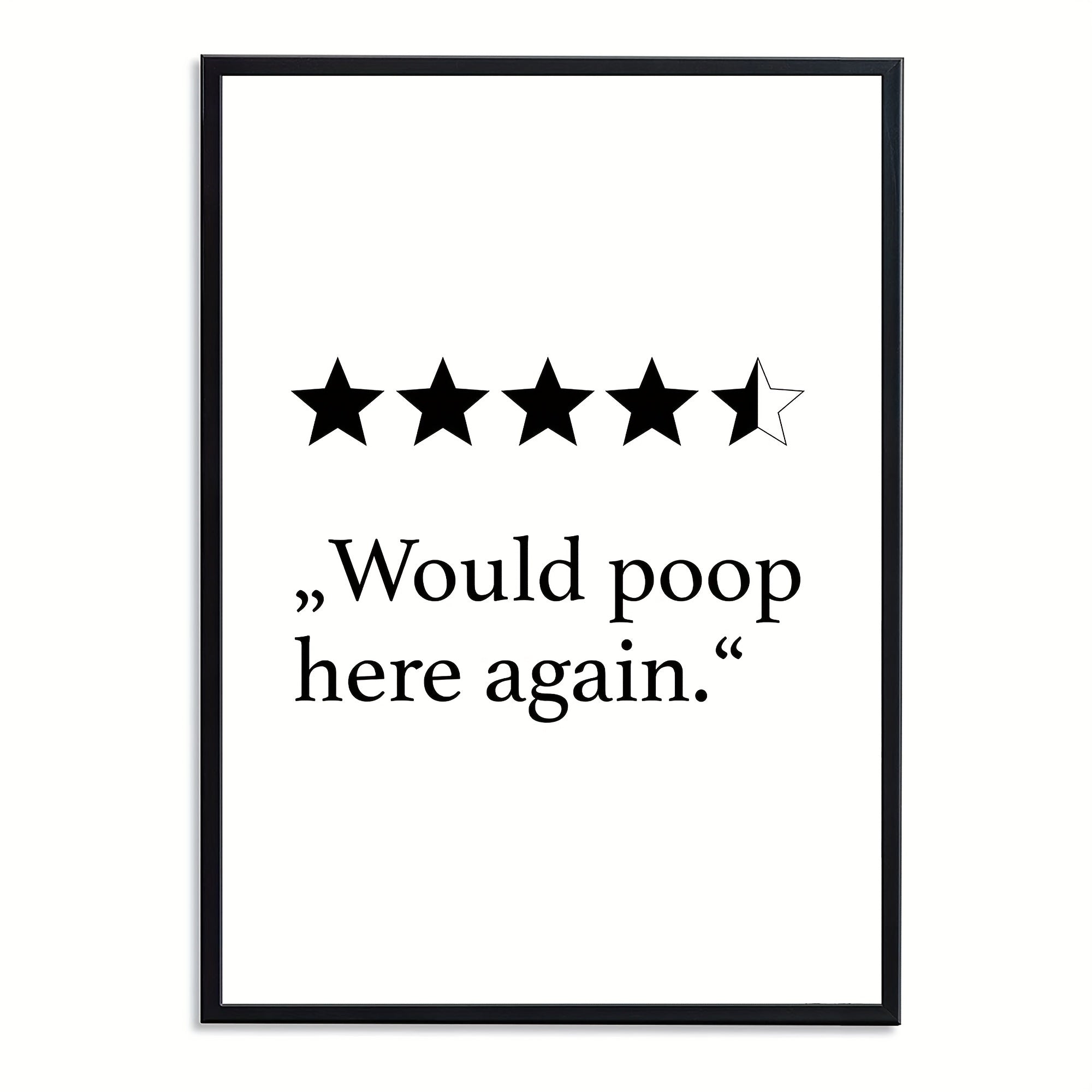 1 Pc Poster Bathroom Decoration High Art Print Wall Pictures