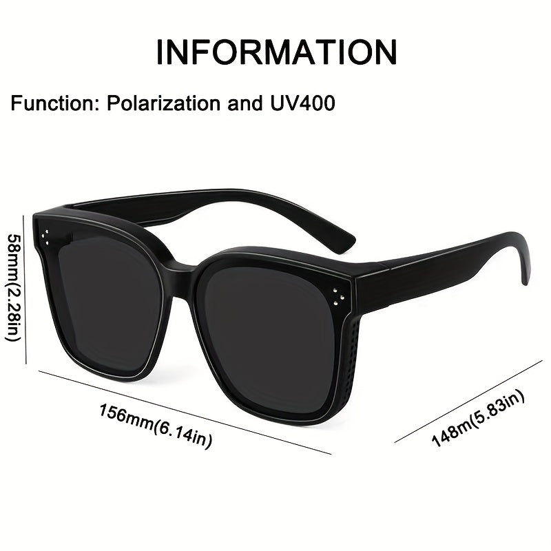 Men's Polarized Sunglasses With Myopia Glasses For Party Holiday Outdoor Sports