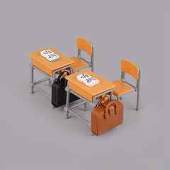 Mini Classroom Set with Table, Chair, Bag, Book