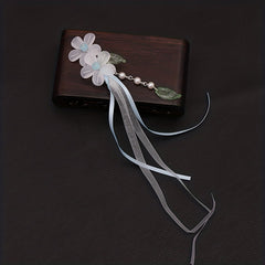 Ancient Style Crystal Hairpin Retro Headdress Flower Tassel Hair Accessories