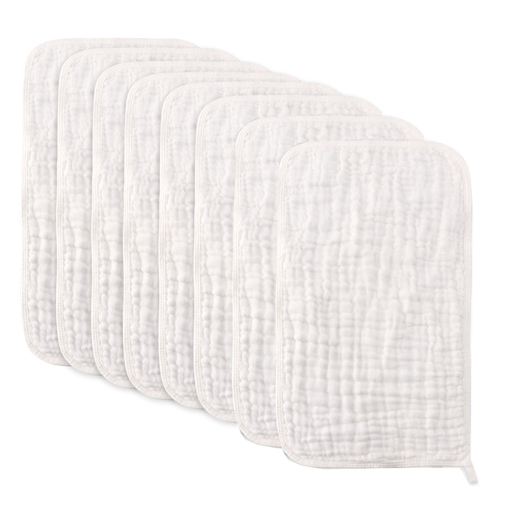 10 Pack Muslin Burp Cloths Baby Burp Rags For Boy Girls Bibs