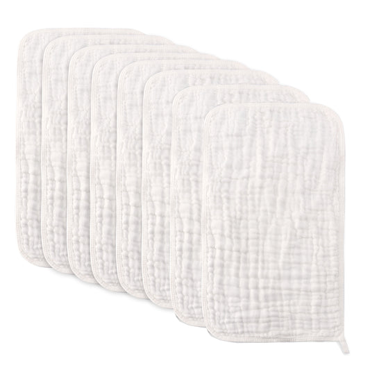 10 Pack Muslin Burp Cloths Baby Burp Rags For Boy Girls Bibs