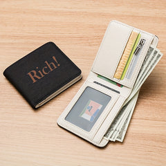 Men's Business Wallet card Slot RICH Solid Wallet