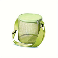 Mesh Shell Storage Bag Beach Sand Digging Bucket Toy Collection Bag
