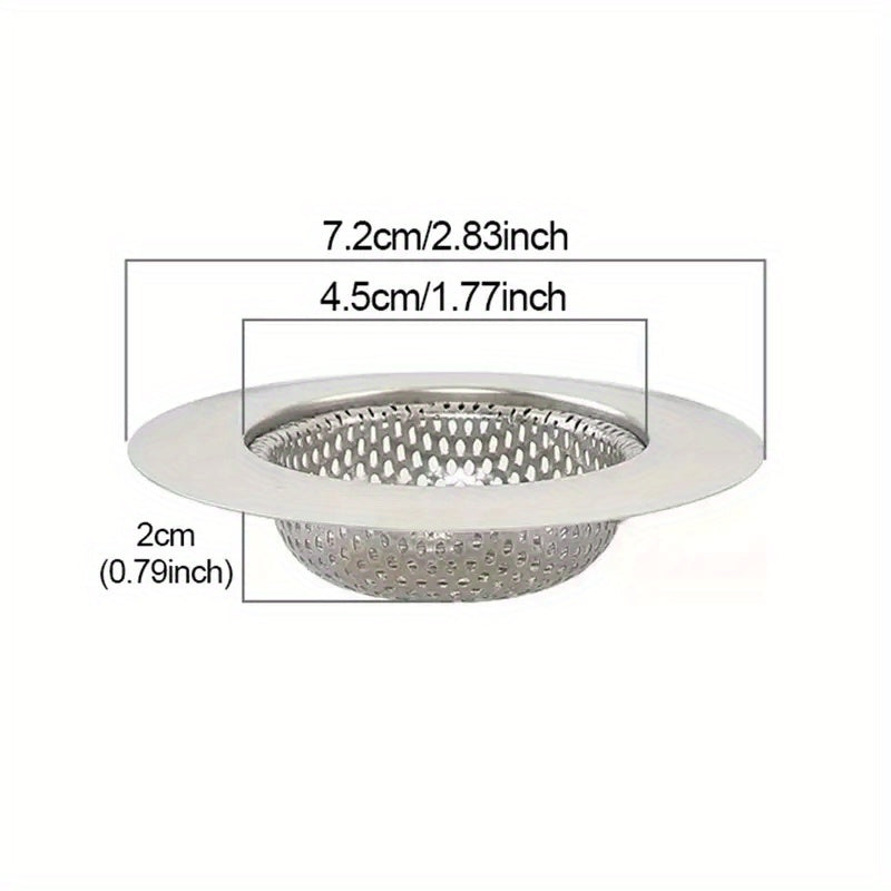 2pcs Stainless Steel Sink Basket Strainer Kitchen Sink Strainer