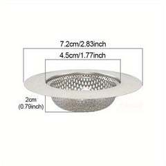 2pcs Stainless Steel Sink Basket Strainer Kitchen Sink Strainer